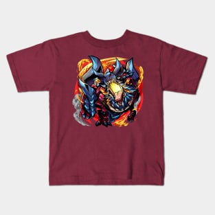 Burning Tail Blade Kids T-Shirt